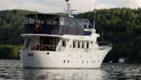 Classic Yacht LAIKA -  Aft View